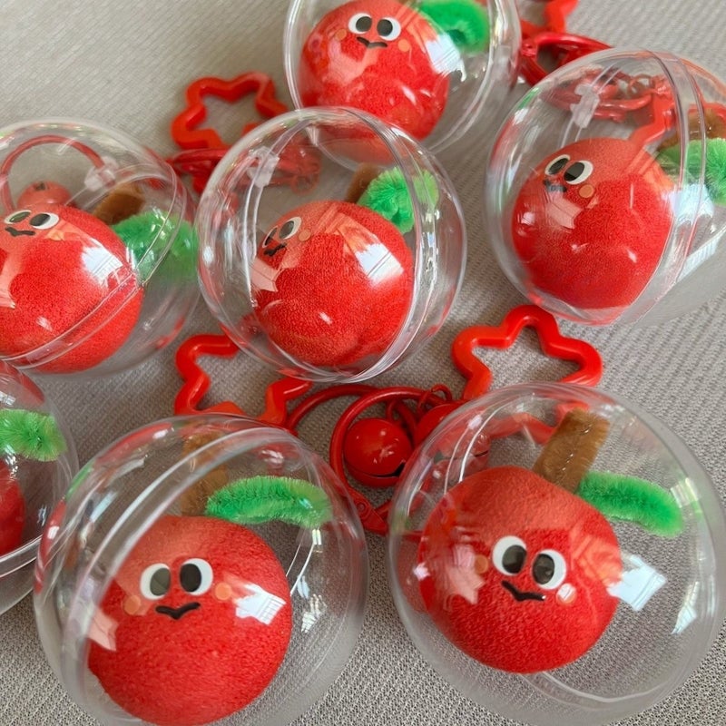 Mayday Cute Apple Keychain Pendant - 2026 Spring  Collection - Image 3