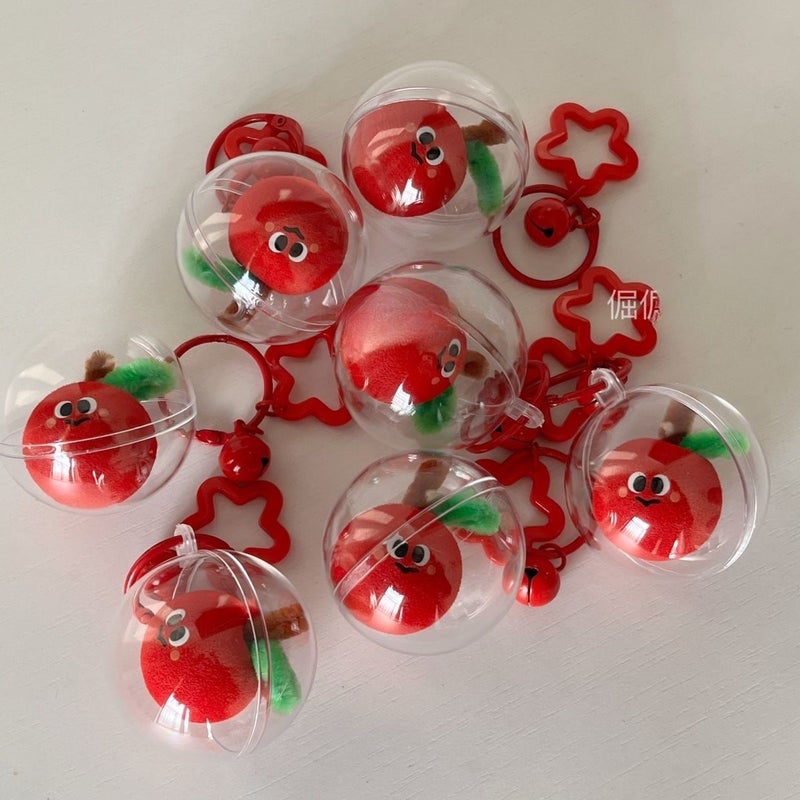 Mayday Cute Apple Keychain Pendant - 2026 Spring  Collection - Image 2