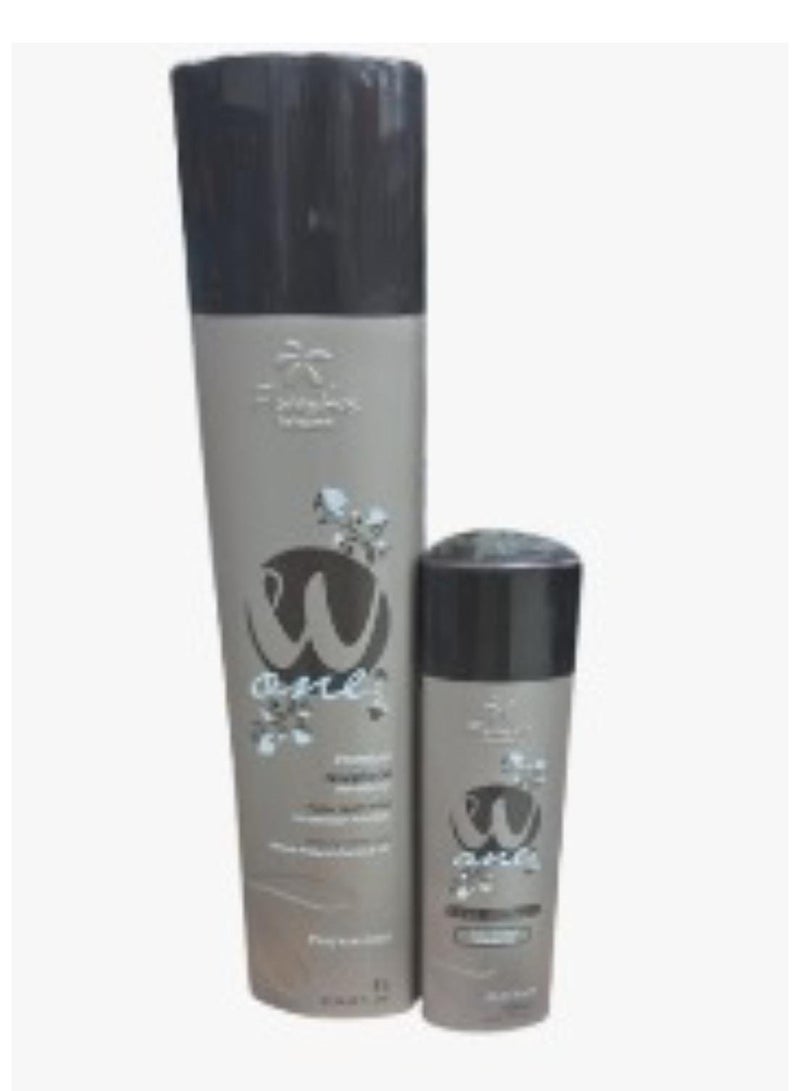 White Hair protein set with protein and hair preserving shampoo