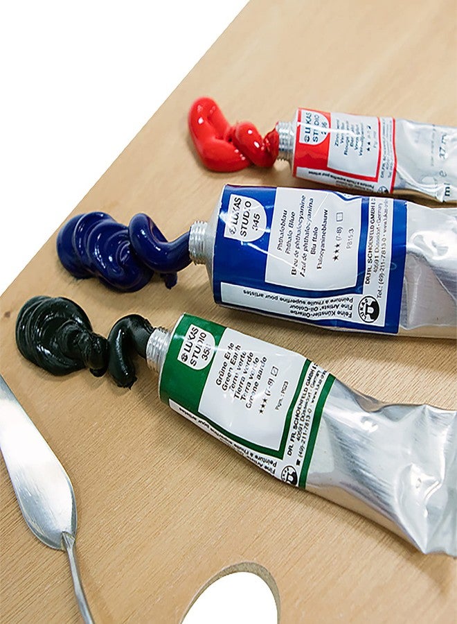 Lukas Studio Artist Oil Color Paints - High-pigment oil paint made with natural binder for artist, painting, & more! - [Cobalt Blue Hue - 37 mL] - Image 5