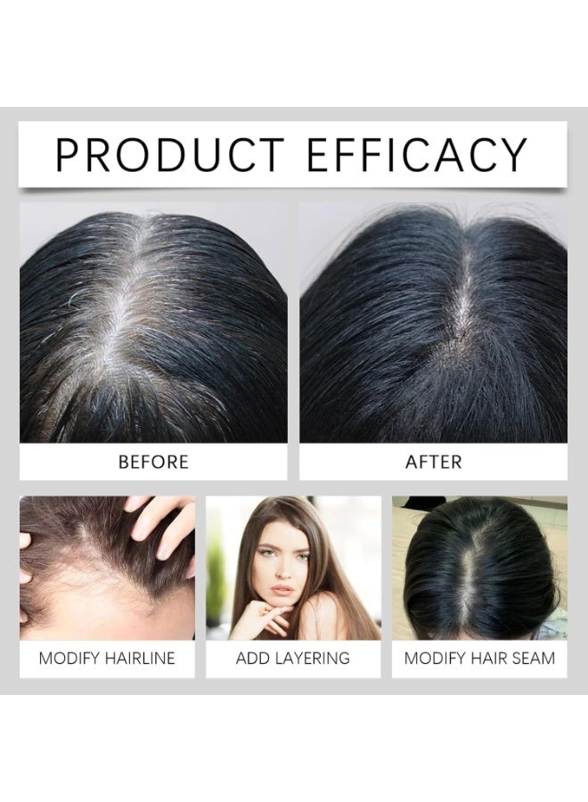 LOVELY Hair Dye Comb, 2-in-1 Hair Color Comb Stick for Gray Roots, Waterproof & Sweat-Proof, Instant Sweatproof Touch Up, Safe & Easy Hair Dye Applicator for Men & Women (Black) - Image 2