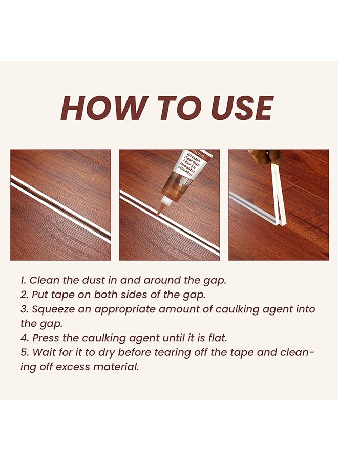 Jaysuing Wood Scratch Repair Kit Wood Filler Repair Kit Wood Filler Paste Furniture Scratch Hole Restorer for Cracks Scratch Table Begonia Wood Ideal for Tables, Cabinets, and More Home Surfaces - Image 5