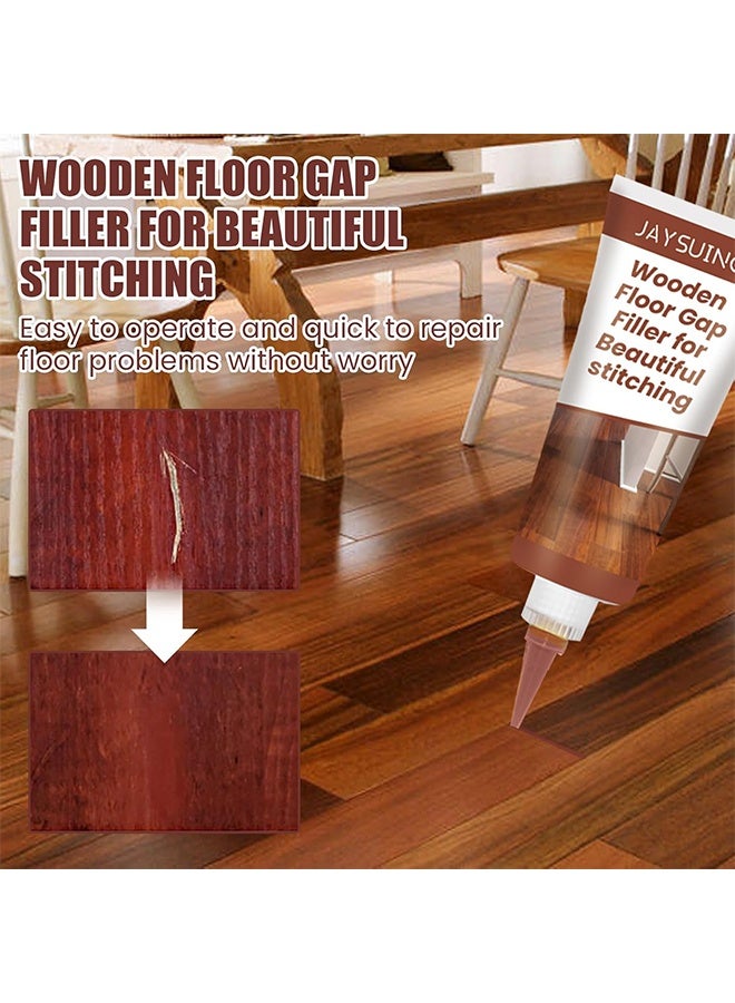 Jaysuing Wood Scratch Repair Kit Wood Filler Repair Kit Wood Filler Paste Furniture Scratch Hole Restorer for Cracks Scratch Table Begonia Wood Ideal for Tables, Cabinets, and More Home Surfaces - Image 3