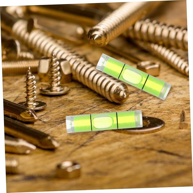 Operitacx 50pcs Mini Bubble Level Cylindrical Spirit Levels 12mm for Construction Alignment - Image 5