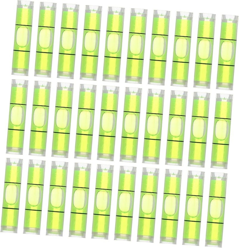 Operitacx 50pcs Mini Bubble Level Cylindrical Spirit Levels 12mm for Construction Alignment - Image 2