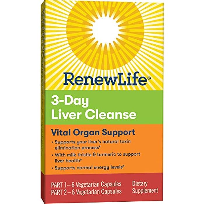 Renew Life Cleanse, Adult, 3-Day Liver Cleanse, Dietary Supplement, 2-Part, 3-Day Program - Image 2