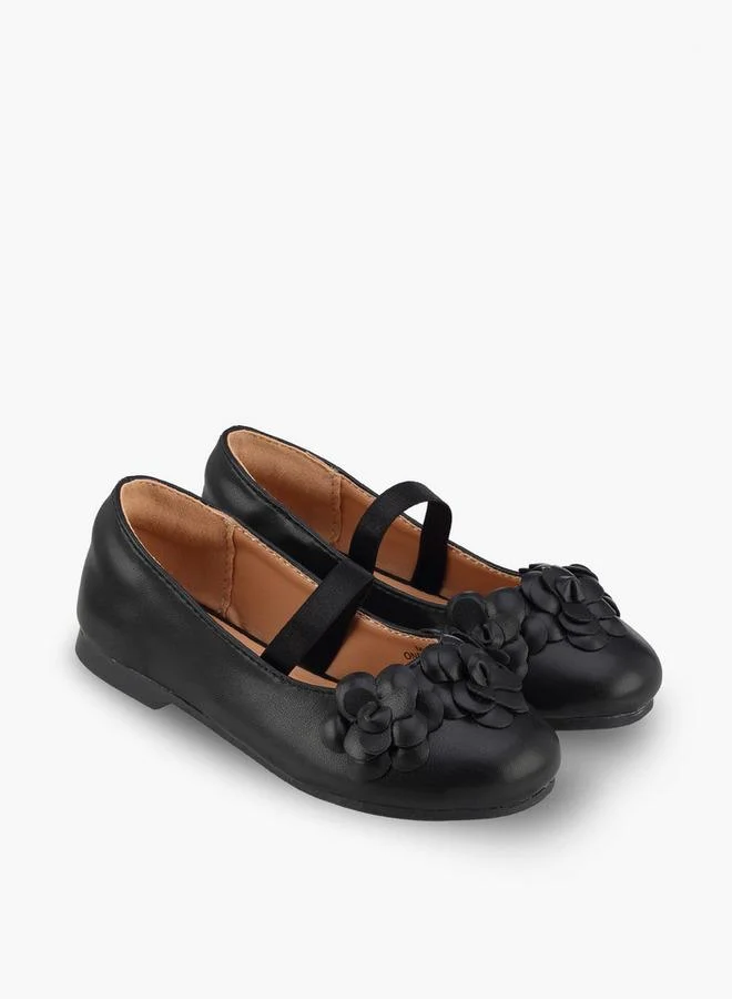 Juniors Girls Floral Ballerina Shoes