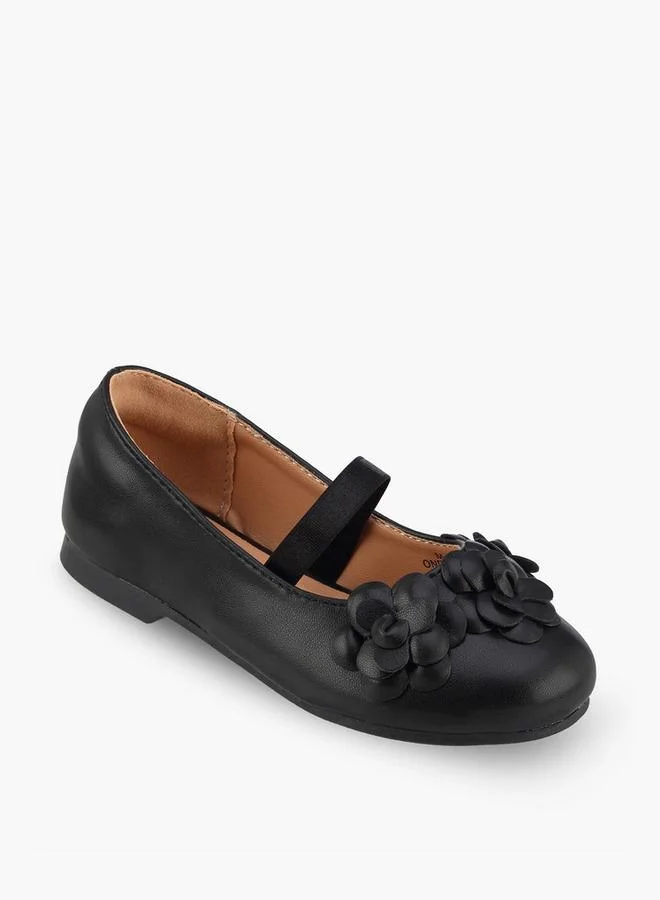 Juniors Girls Floral Ballerina Shoes