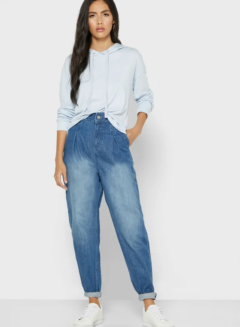 Ginger Balloon Leg Mom Jeans