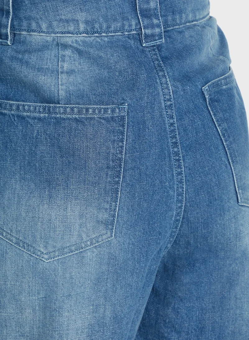 Ginger Balloon Leg Mom Jeans