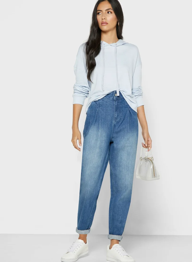 Ginger Balloon Leg Mom Jeans