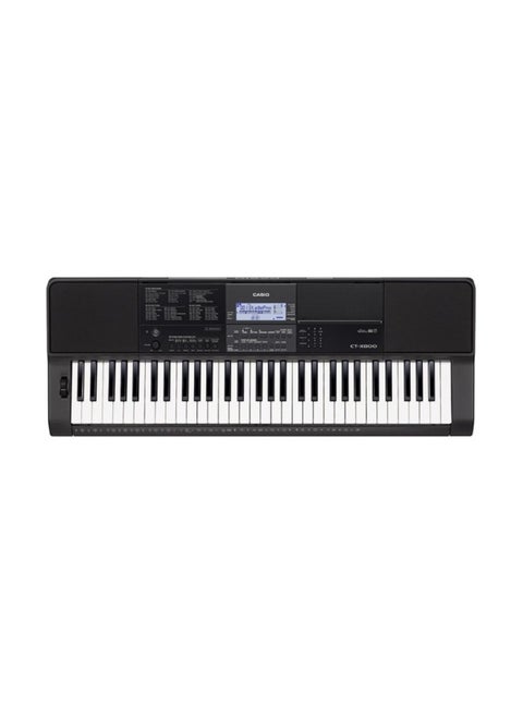 Casiotone CT‑X800 61‑Key Portable Keyboard – AiX Sound, 600 Tones, USB/MIDI & Battery Power