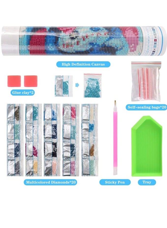DIY Diamond Painting Material Kit High Quality Full Diamond Diamond Painting Kit Multi-Color Suitable for Adults and Children - Image 2