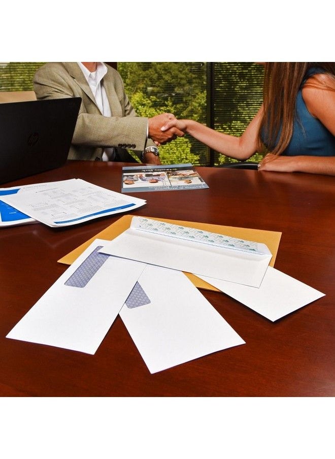 Quality Park - Rediseal Security Tint Envelopes 10 White 500 Box (11218) - Image 1