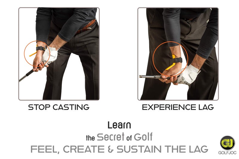 GolfJOC Golf Swing Training Aids - Golf Swing Lag Trainer and Golf Flat Wrist Trainer for Chipping, Slice and Full Swing - Image 4