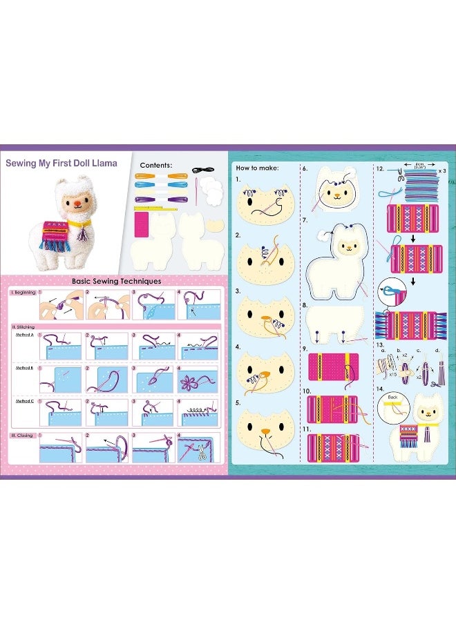 Avenir Avenir Sewing My First Doll - Llama Kit  - Image 5