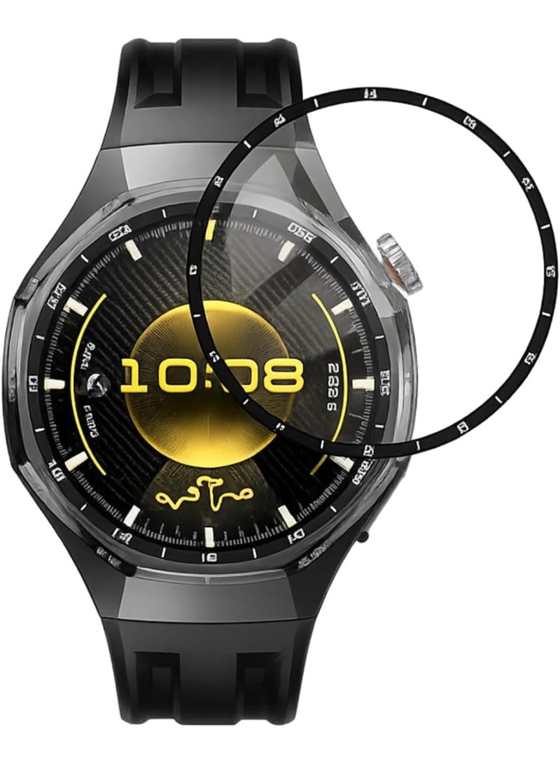 Film Screen Protector For Huawei Watch GT6 Pro 46MM – HD Clarity, 3D Curved Edge Screen, Anti-Scratch, High Shatterproof, Ultra Touch Sensitivity, Easy To install – Not A Glass