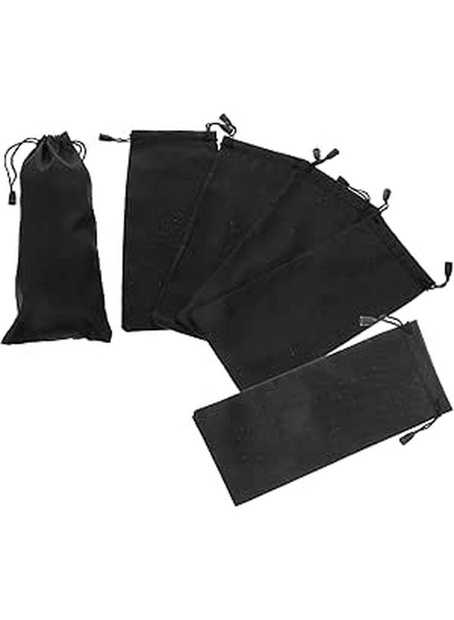 5pcs Aluminum Tent Pegs Bag Portable Camping Nail Pouch Organizer for Hiking Storage - Image 1