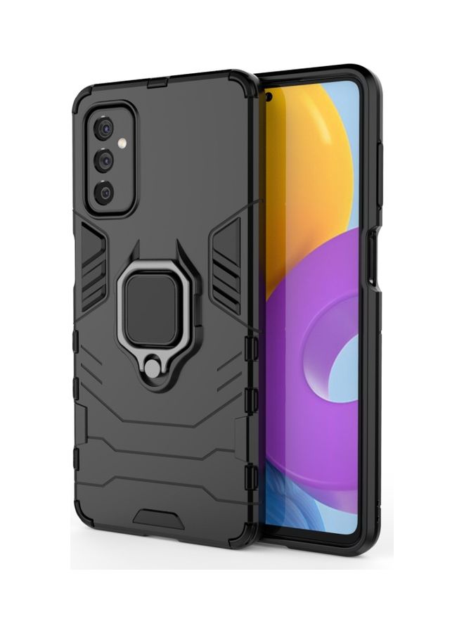 Protective Case Cover With Finger Ring For Samsung Galaxy M52 Black - Image 1