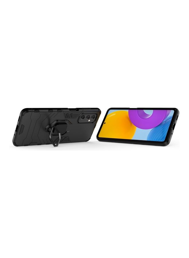 Protective Case Cover With Finger Ring For Samsung Galaxy M52 Black - Image 2