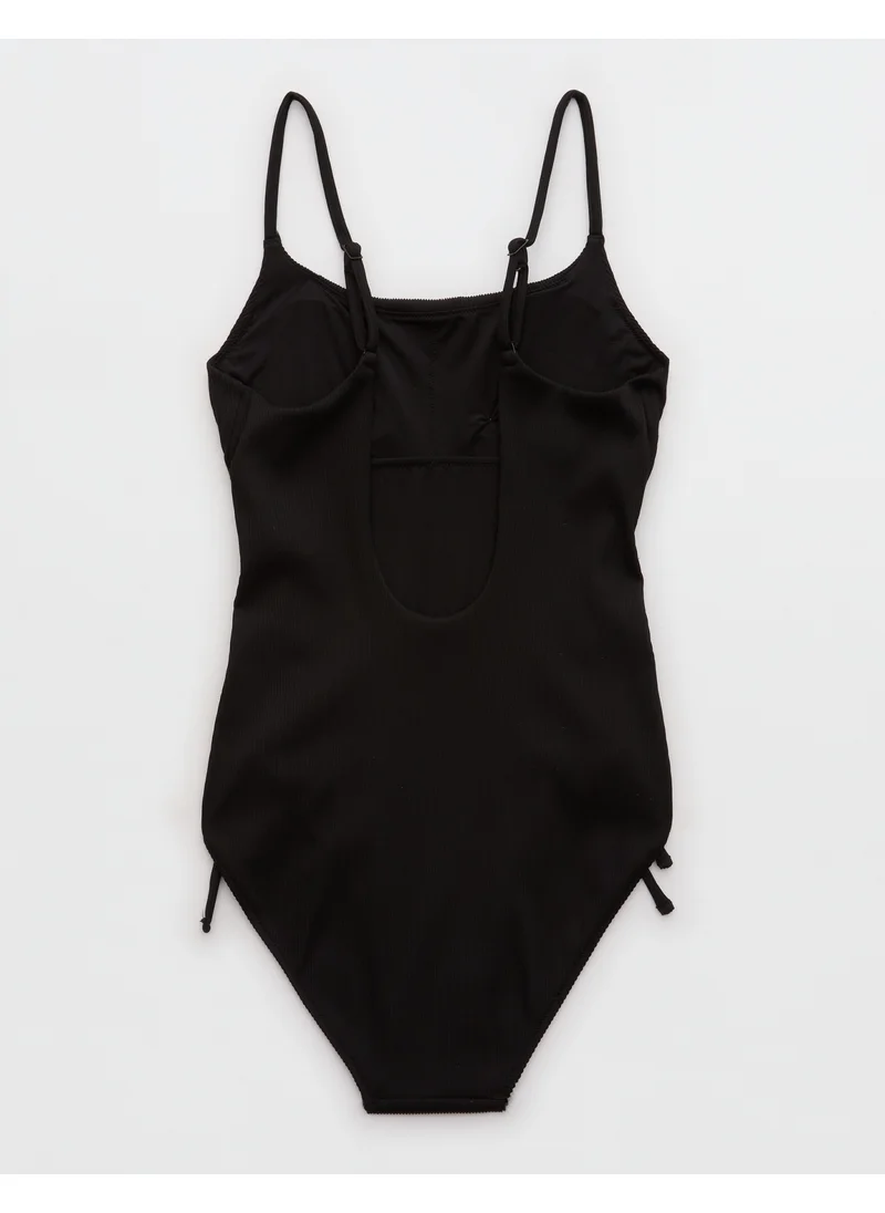 Aerie Aerie Ribbed Scoop One Piece