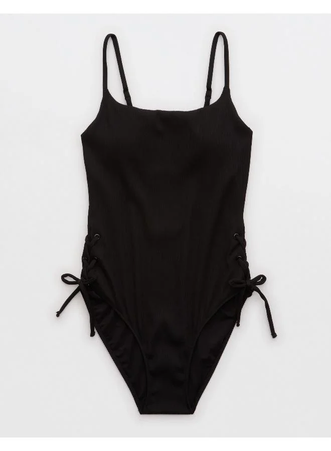 Aerie Aerie Ribbed Scoop One Piece