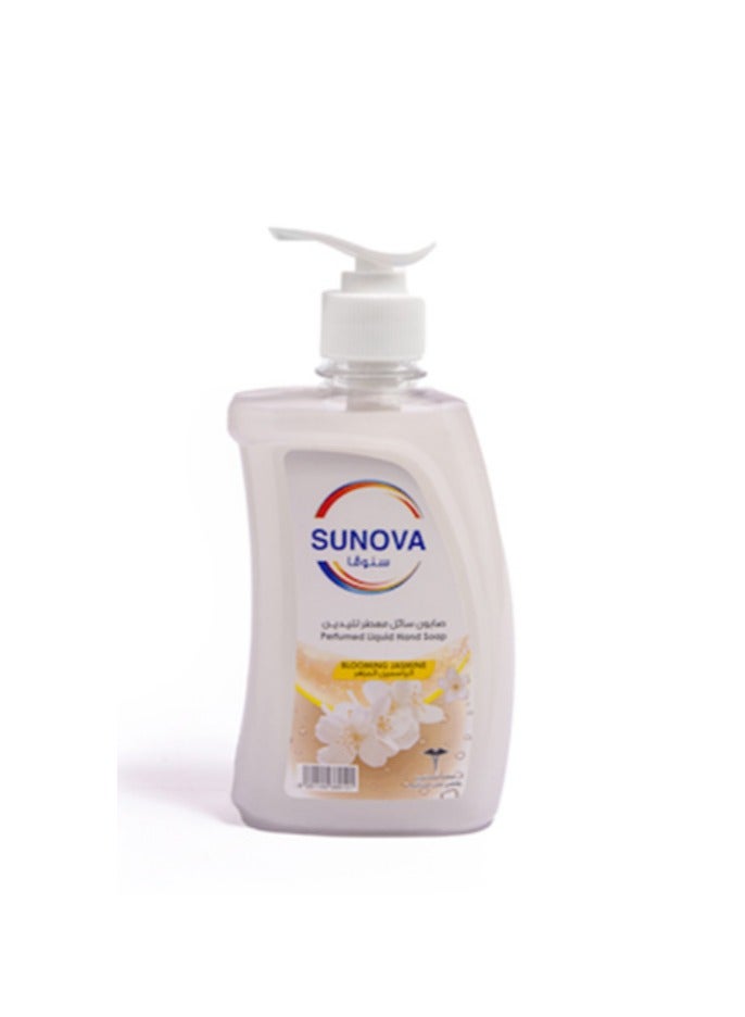 Liquid Hand Soap Blooming Jasmine Eliminates stubborn odors and gives hands softness 330 ML