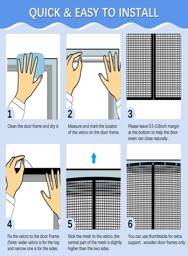 Iduontis Garage Door Screen for 2 Car Garage 16x7FT, Magnetic Screen Garage with Retractable Fiberglass Mesh and Heavy Duty Weighted Bottom, Easy Assembly & Pass, Hands Free Screen Door Kit - Image 5