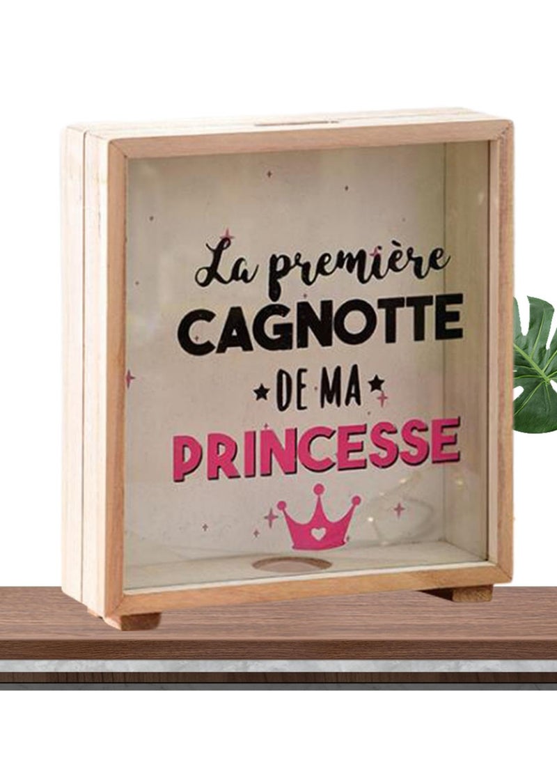 Adventure Archive Box, Wood Shadowbox Frame with Glass Cover, Fund Frame Money Box for Travel Stubs, Concert Tickets, and Memories - Image 1