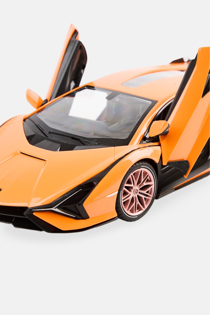 RASTAR RC 1/14 Scale Lamborghini Sian FKP 37  Car, Orange  - Image 5