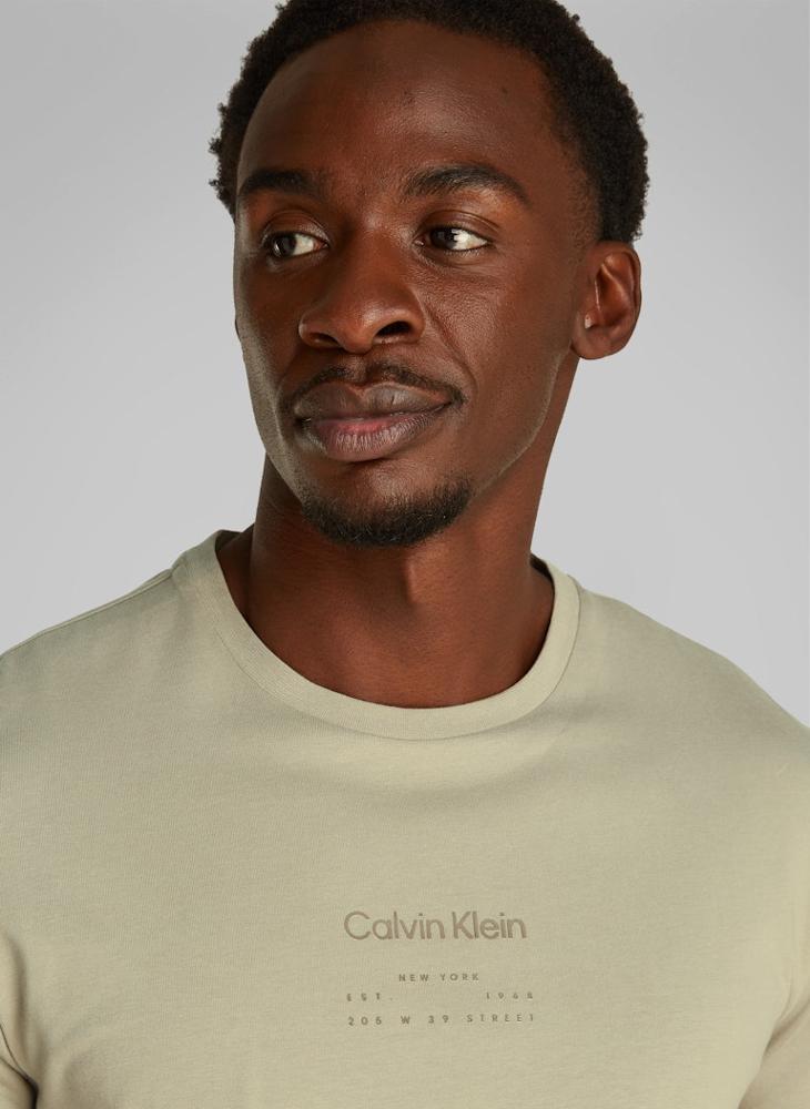 CALVIN KLEIN Raised Editorial Logo T-Shirt  - Image 3