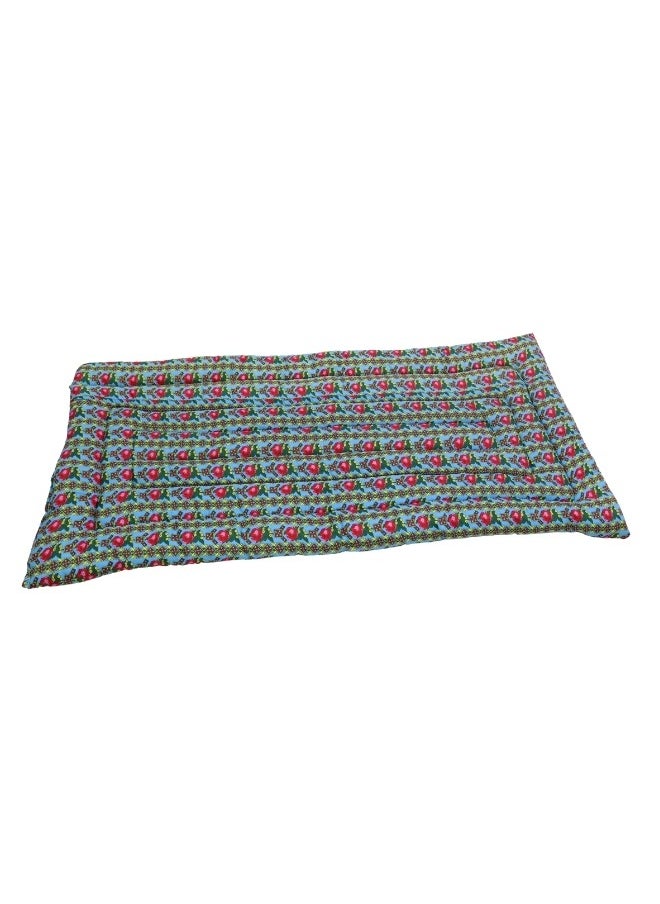 SMART HOME Cotton sleeping blanket for camps and rest houses, soft to the touch, made of high-quality materials, natural cotton blanket for one person, size 190*90*6 cm  - Image 2