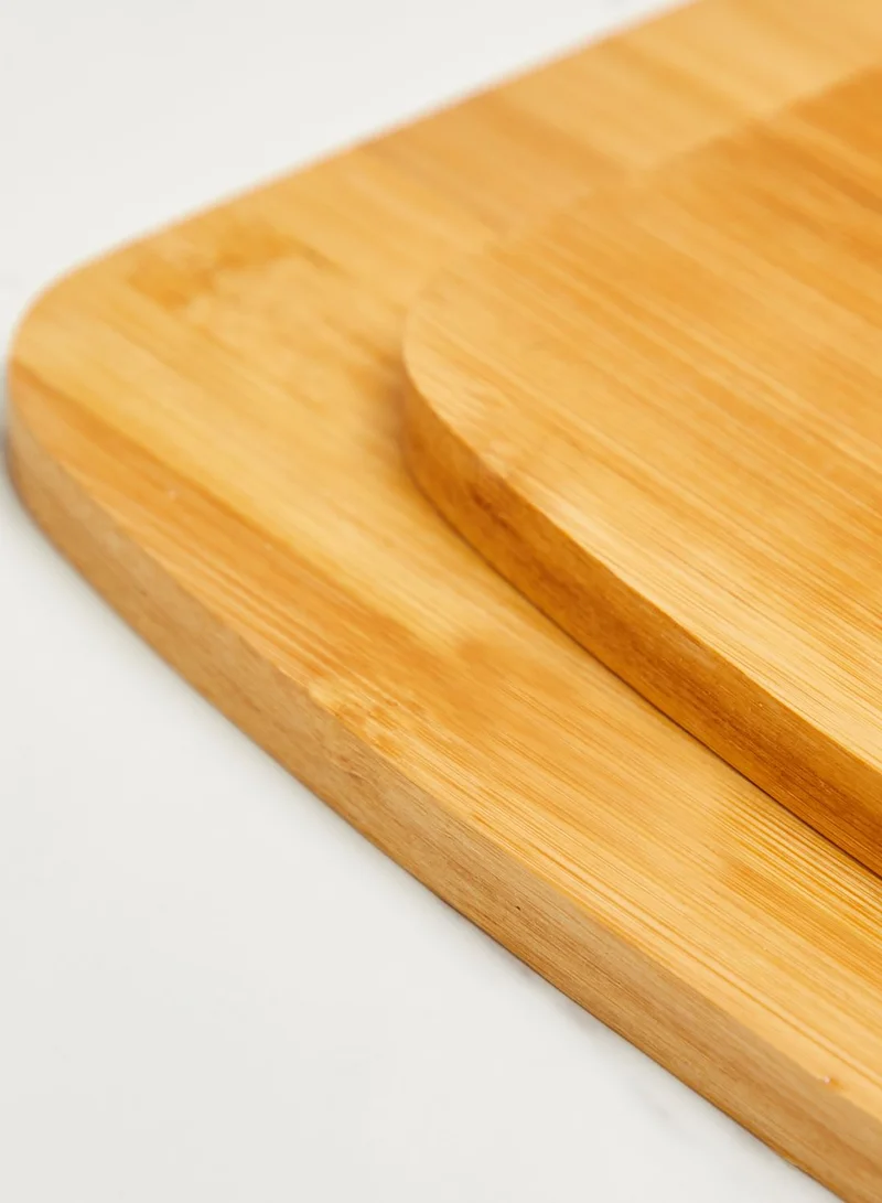 present time Gourmet Bamboo Chopping Board Set
