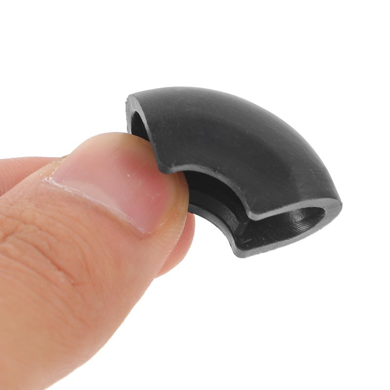 10pcs Black Chair Leg Caps 10mm Inner Diameter Non Slip Furniture Foot Covers - Image 5