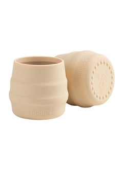 bibado Sippit™ Silicone Trainer Cup 2-Pack, Suitable For 4 Months+, Transition To Open-Cup Drinking - Fawn  - Image 2