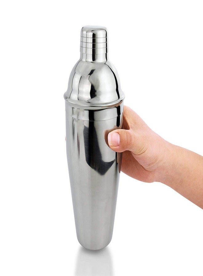 نيو ستار فود سيرفيس خلاط كوكتيل من الفولاذ المقاوم للصدأ من نيو ستار فود سيرفيس 48414، سعة 25 أونصة، فضي - Image 4