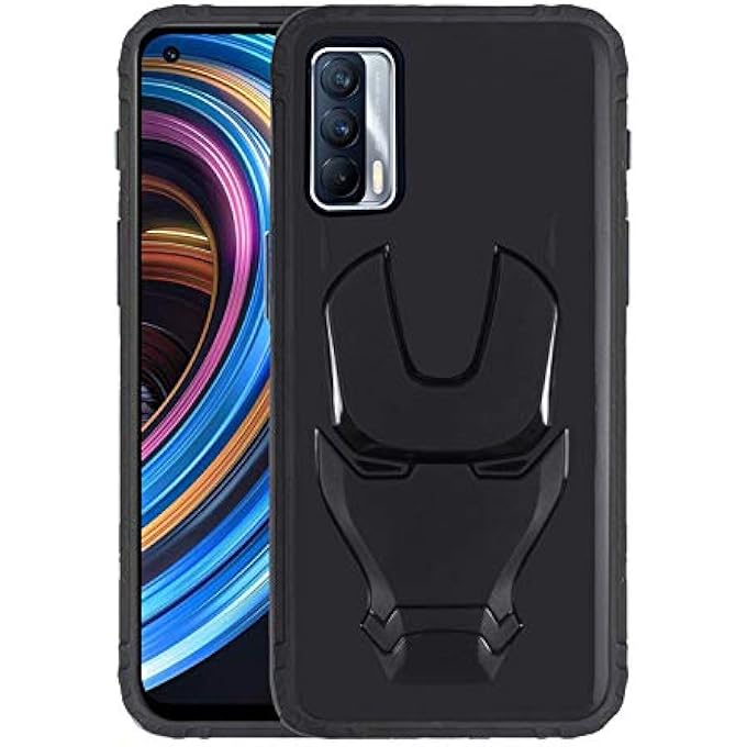 VIDO Back Cover for Realme X7 SiliconeBlack