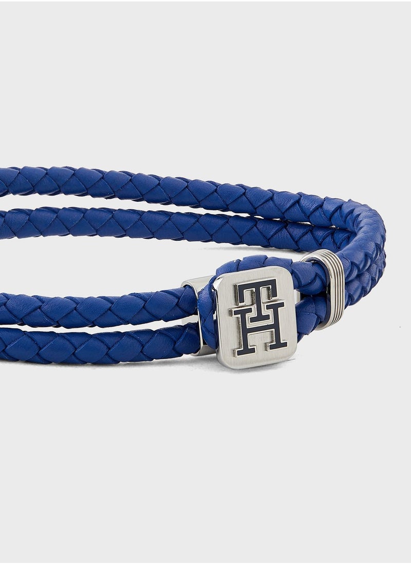 TOMMY HILFIGER Th Monogram Leather Bracelet  - Image 3