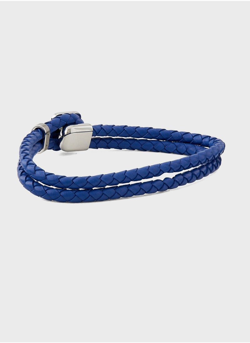 TOMMY HILFIGER Th Monogram Leather Bracelet  - Image 2