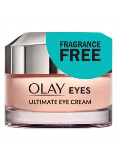 Olay Ultimate Eye Cream for Wrinkles, Puffy Eyes + Dark Circles, 0.4oz/13ml  - Image 1