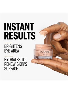 Olay Ultimate Eye Cream for Wrinkles, Puffy Eyes + Dark Circles, 0.4oz/13ml  - Image 2
