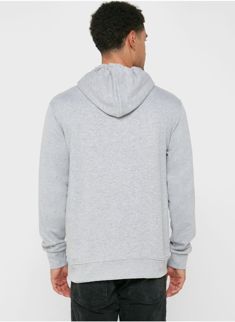 Seventy Five - Emboidered Slogan Hoodie - Image 1