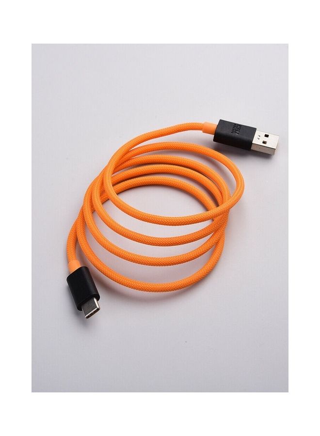 OnePlus McLaren Fast Warp Charge 30W USB Type-C Cable 100cm Orange/Black Orange/Black - Image 2