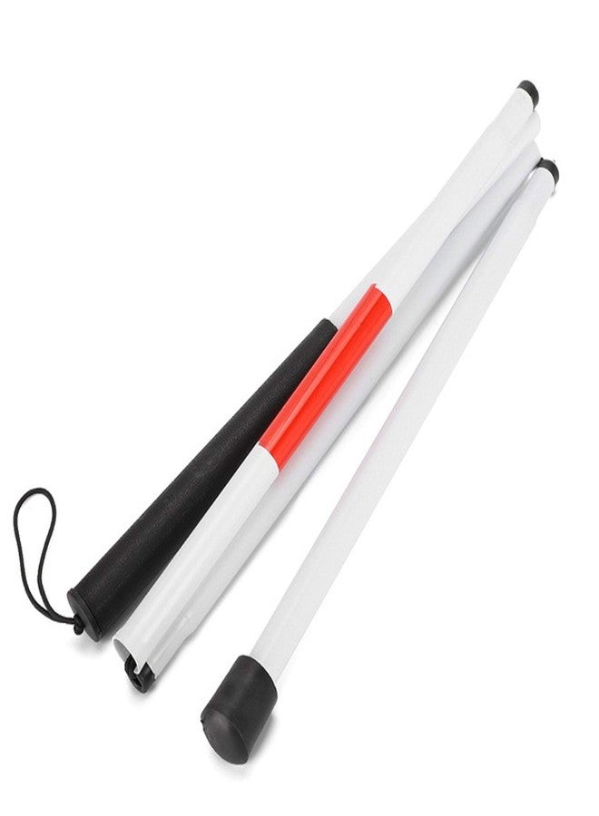 Amazecare™ Foldable Blind Walking Stick Height Adjustment Walking Stick for Old Men & Women (Unisex) - Image 1