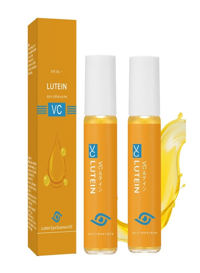 2PCS Lutein Eye Essential Oil, Lutein for Eyes Vc Cream,Vc Rose Eye Essential Oil, Suitable for Dark Circles Around The Eyes, Suitable for Both Men and Women. - Image 1