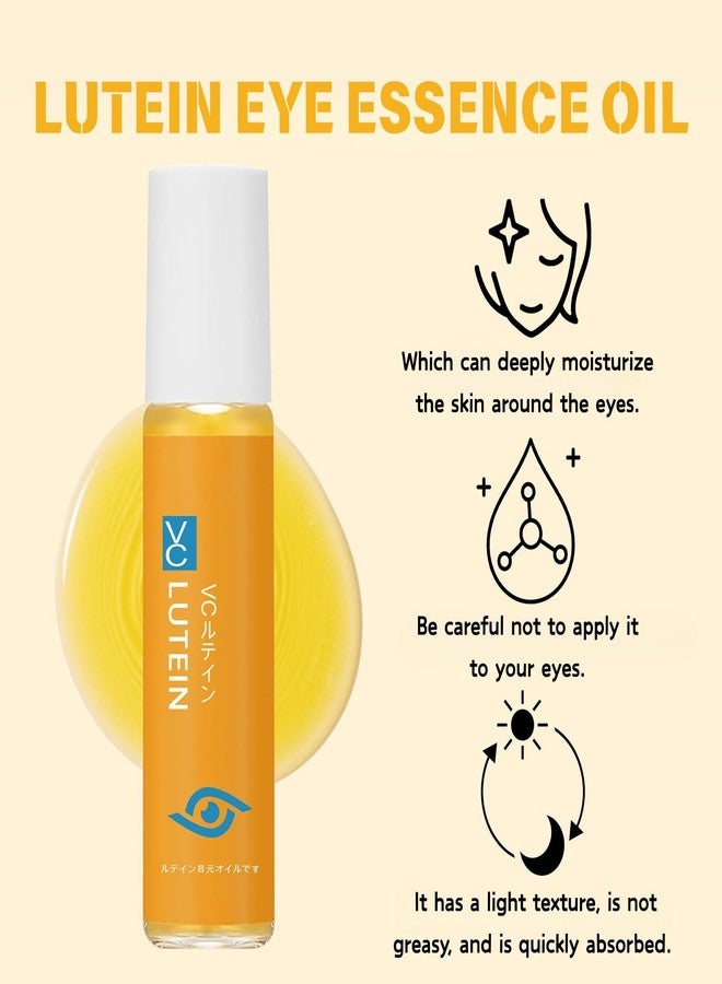2PCS Lutein Eye Essential Oil, Lutein for Eyes Vc Cream,Vc Rose Eye Essential Oil, Suitable for Dark Circles Around The Eyes, Suitable for Both Men and Women. - Image 4