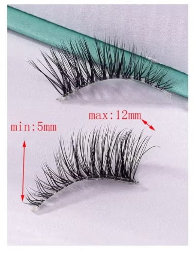 7 Pairs Of Tip Eyelashes. Eyelashes Drawn To The Tip Of The Eye With A Transparent Eyelid Line That Is Comfortable To Use Tultiple Times - Image 5