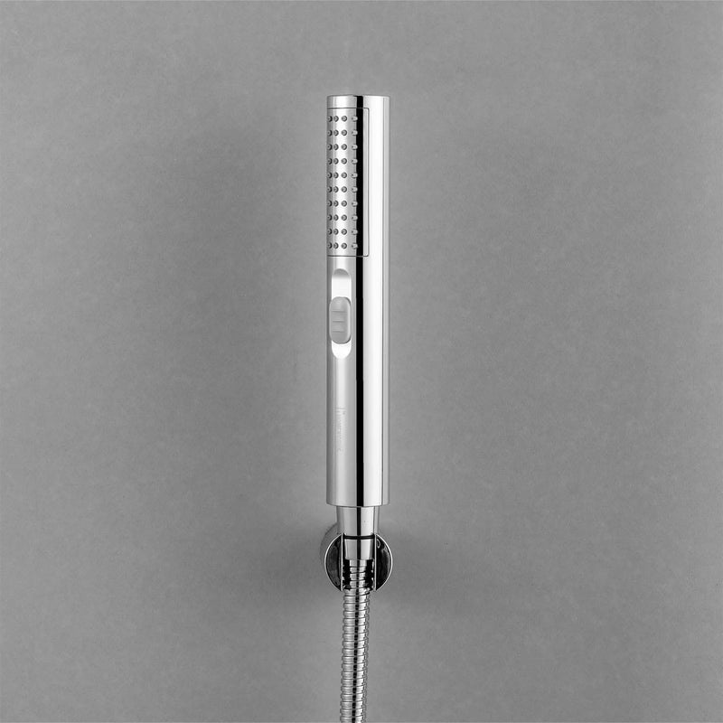 Homeworks Sphere Multy ABS Plastic 2 Functional Flow Hand Shower Head for Bathroom Chrome Finish Pack of 2 - Image 4