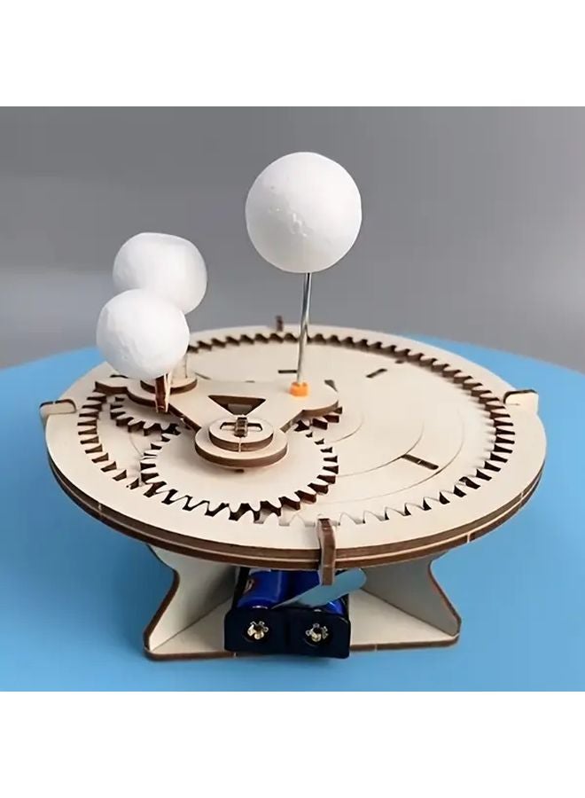 أداة الفضاء محلية الصنع DIY نموذج النظام الشمسي مشروع العلوم الشمسية القمر الأرض - Image 4