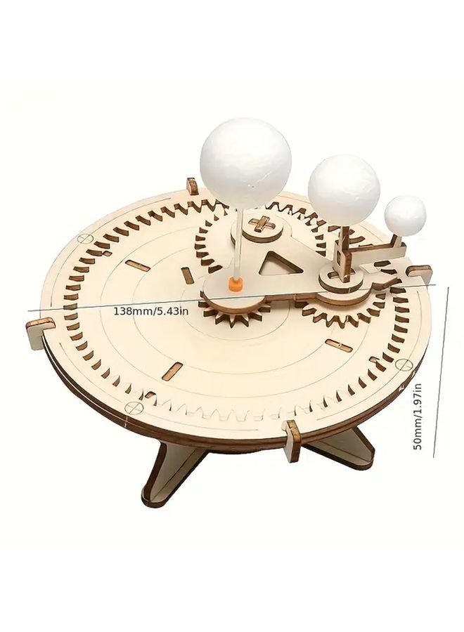 أداة الفضاء محلية الصنع DIY نموذج النظام الشمسي مشروع العلوم الشمسية القمر الأرض - Image 3